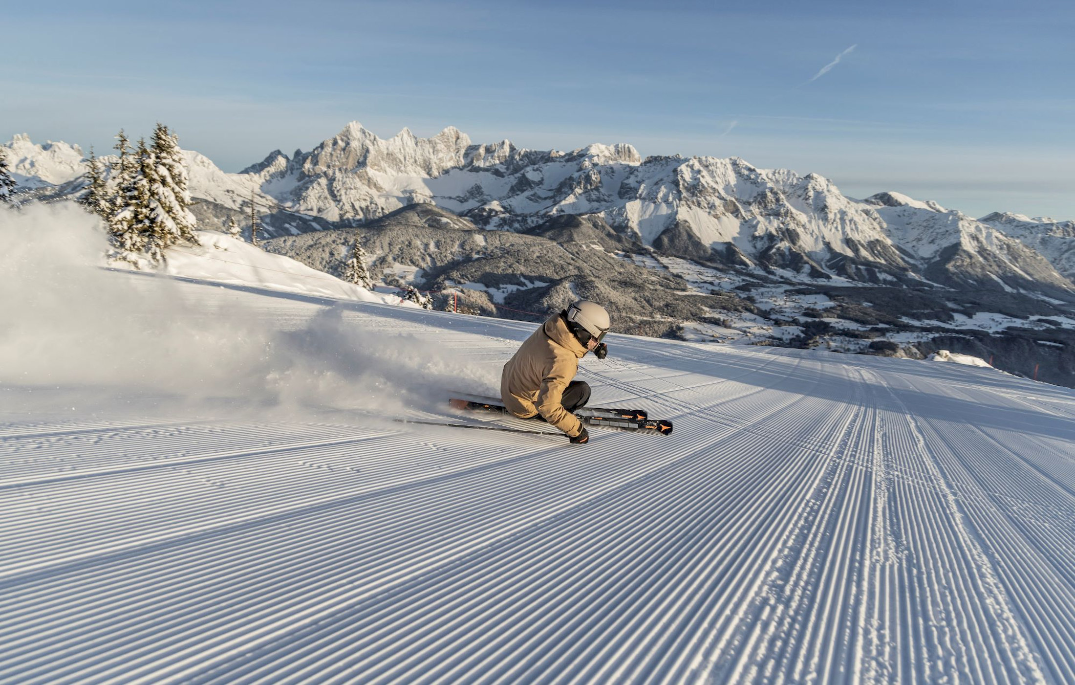 Fantastic slopes and magnificent mountain views